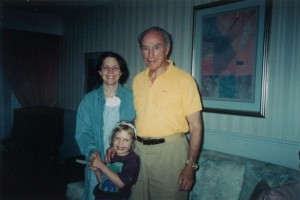Deborah Coyne, her daughter, and Justin Trudeau's dad.