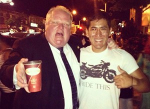 Tim Hortons provides the ultimate pick-me-up for a normally subdued Rob Ford